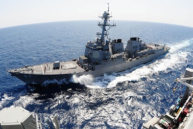 Mỹ điều 2 tàu chiến đi qua eo biển Đài Loan giữa căng thẳng với Trung Quốc