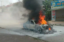 Nắng nóng, tài xế cần tỉnh táo khi đi qua những đoạn đường phơi rơm rạ