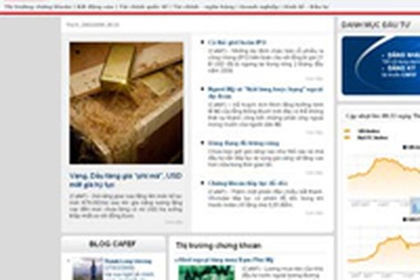 Chính thức ra mắt kênh tin tức tài chính CafeF