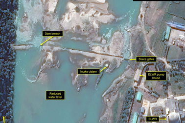 Vỡ đập gần tổ hợp hạt nhân của Triều Tiên