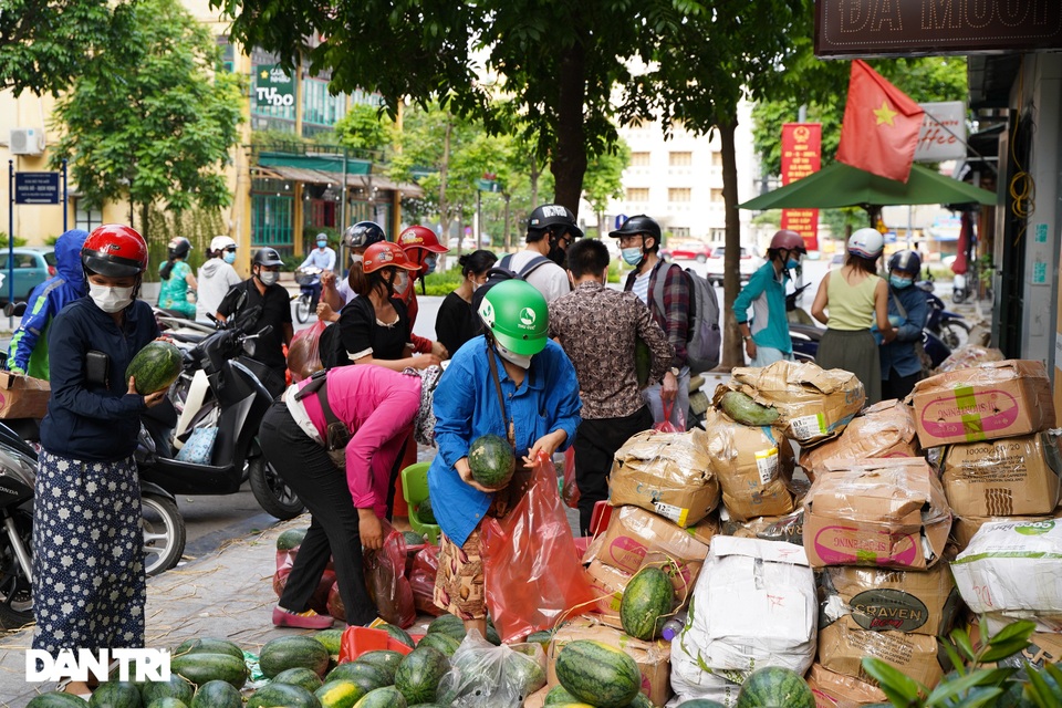 Người dân Hà Nội xếp hàng tiêu thụ hàng chục tấn nông sản Bắc Giang - 5 Người dân Hà Nội xếp hàng tiêu thụ hàng chục tấn nông sản Bắc Giang - 5