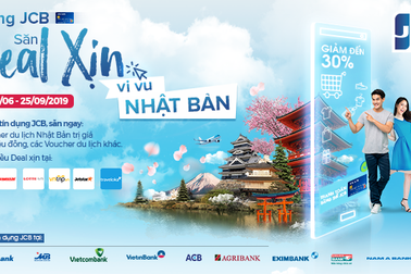 Giao dịch qua thẻ Tín dụng, vi vu khám phá Nhật Bản