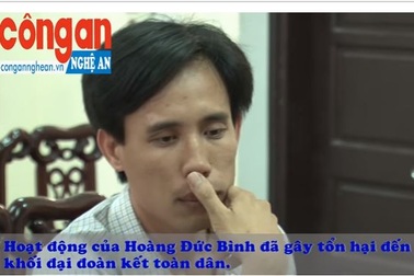 Vì sao Hoàng Đức Bình bị bắt?
