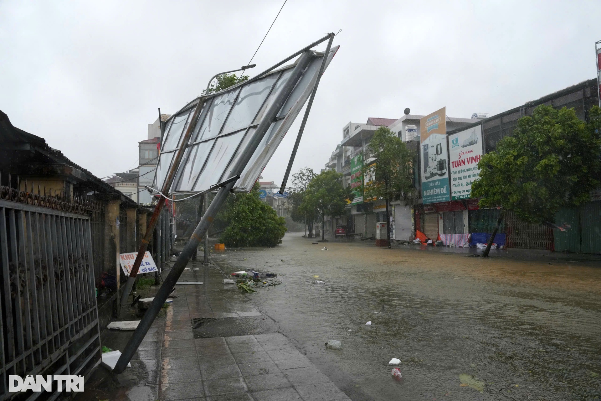 Trước giờ bão Yagi đổ bộ Quảng Ninh: Cây xanh gẫy đổ, tôn bay la liệt - 12 Trước giờ bão Yagi đổ bộ Quảng Ninh: Cây xanh gẫy đổ, tôn bay la liệt - 12