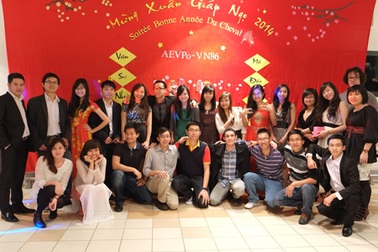 Không khí đón Tết của sinh viên Việt Nam tại thành phố Poitiers Pháp