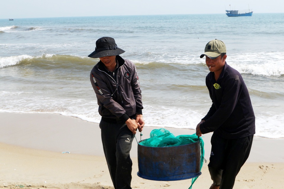 Ngư dân Quảng Nam trúng mùa ruốc biển - 5 Ngư dân Quảng Nam trúng mùa ruốc biển - 5