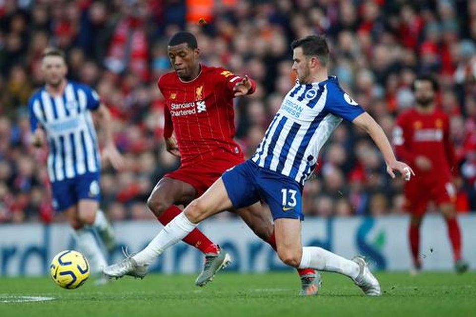 Liverpool 2-1 Brighton: Tấm thẻ đỏ tai hại của Alisson - 4 Liverpool 2-1 Brighton: Tấm thẻ đỏ tai hại của Alisson - 4