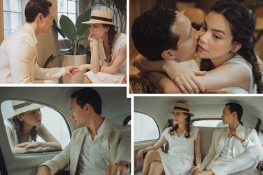 Hồ Ngọc Hà - Kim Lý tình tứ trong bộ ảnh tái hiện phim “Người tình”