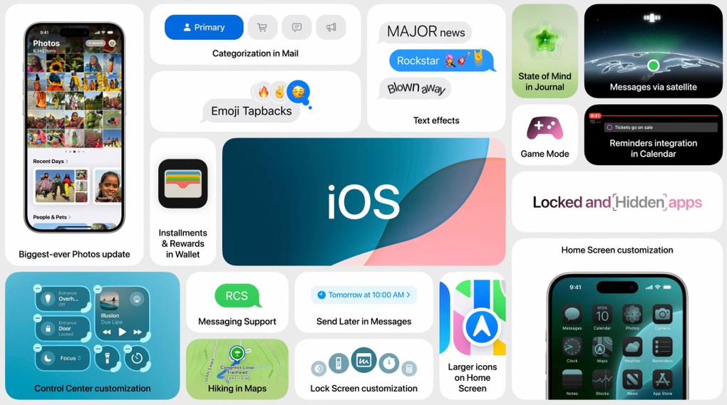 iOS 18 ra mắt, nhiều tính năng giống Android - 7