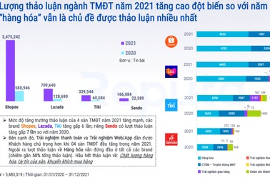 Những dịch chuyển của thị trường thương mại điện tử Việt Nam năm 2021