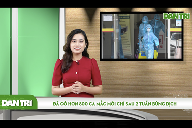 Bản tin Covid-19: Hơn 800 ca mắc mới sau 2 tuần bùng dịch