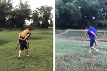 Hai bé trai 10 tuổi được cứu sống ngay trước miệng "hà bá" sông Cầu Chày