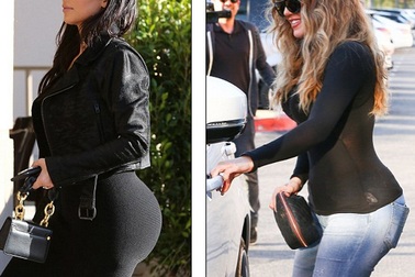 Chị em cô Kim đọ dáng bốc lửa