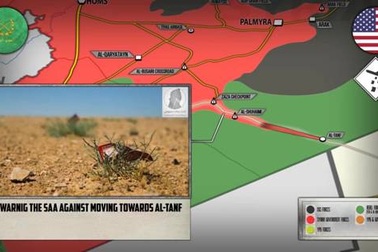 Mỹ vạch giới hạn đỏ: 55 km Al-Tanf