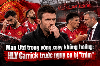Man Utd trong vòng xoáy khủng hoảng: HLV Carrick trước nguy cơ bị "trảm"