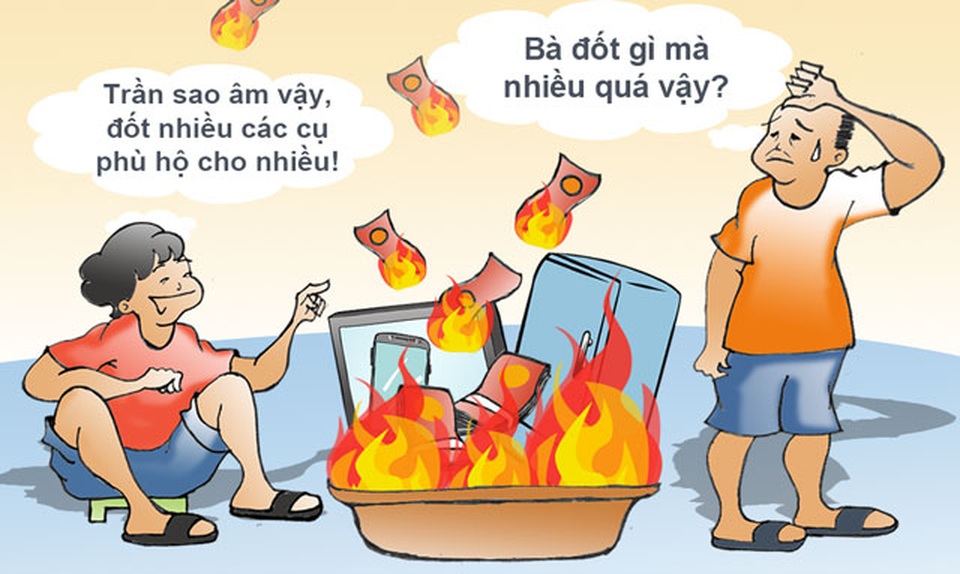 Vàng mã (giả), cái gì mới là thật? - 1 Vàng mã (giả), cái gì mới là thật? - 1