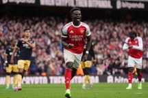 Arsenal thắng West Ham, tạm chiếm ngôi đầu Ngoại hạng Anh