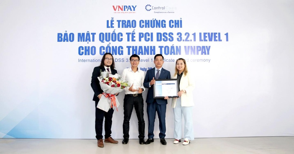 VNPAY nhận chứng chỉ tiêu chuẩn bảo mật quốc tế PCI DSS 3.2.1 - 1 VNPAY nhận chứng chỉ tiêu chuẩn bảo mật quốc tế PCI DSS 3.2.1 - 1