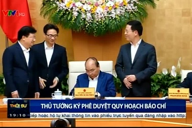 Thủ tướng ký phê duyệt quy hoạch báo chí
