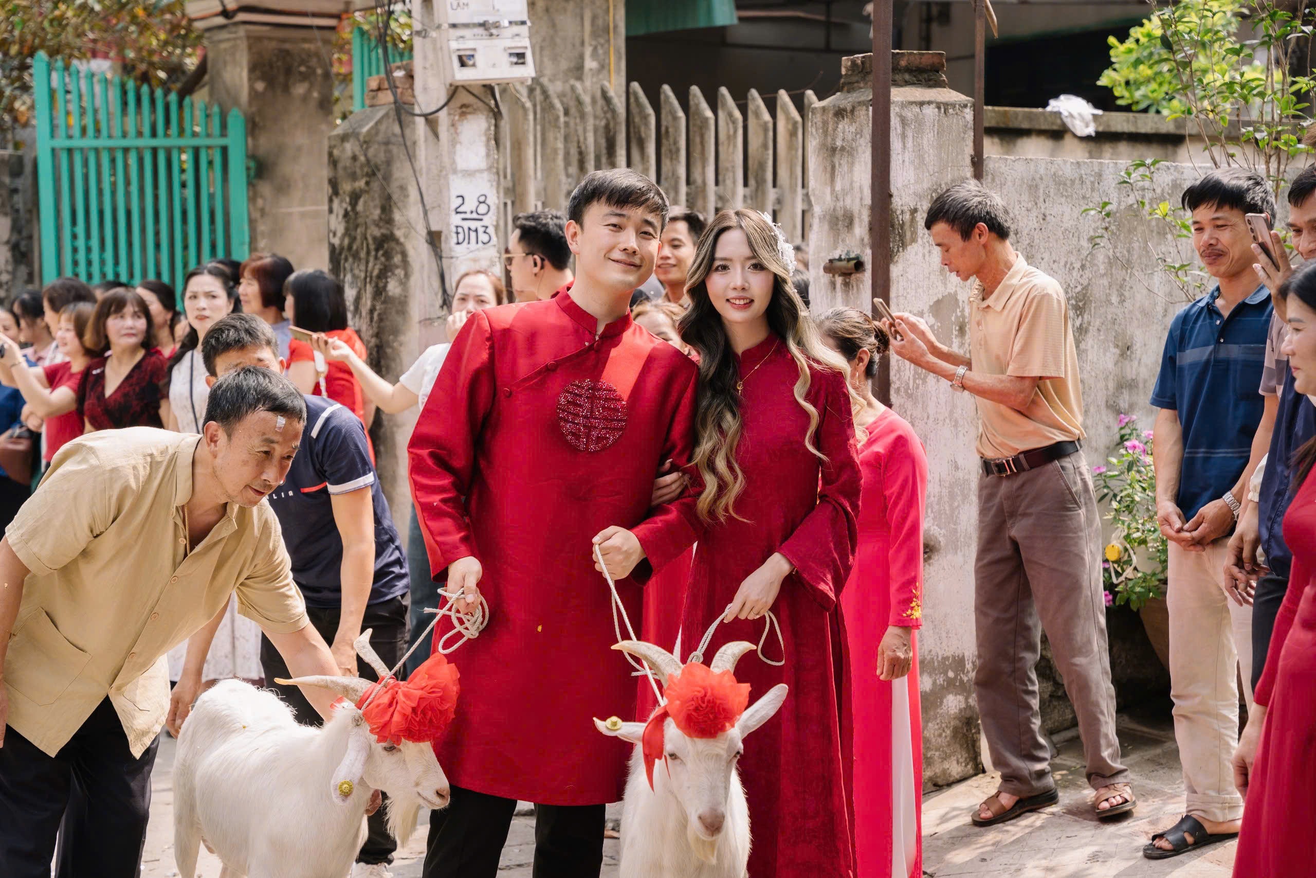 Chú rể dắt 2 con dê đi hỏi vợ và chuyện tình như phim của cô gái Việt - 1 Chú rể dắt 2 con dê đi hỏi vợ và chuyện tình như phim của cô gái Việt - 1
