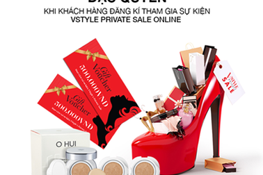 9 lí do bạn sẽ “lạc lối” tại sự kiện giảm giá hàng hiệu VStyle’s Private Sale