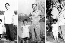 Bố và con gái chụp ảnh cùng nhau tại một địa điểm suốt 40 năm