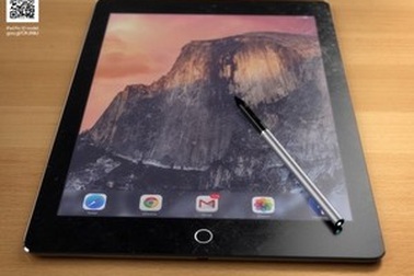 Bản dựng 3D tuyệt đẹp của iPad Pro cỡ lớn và bút stylus