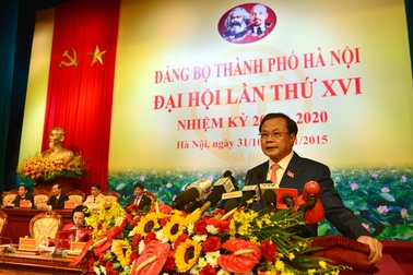 Khai mạc Đại hội Đảng bộ Hà Nội lần thứ XVI