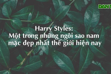 Ngôi sao ca nhạc Harry Styles: “Chàng thơ” ăn vận… nữ tính