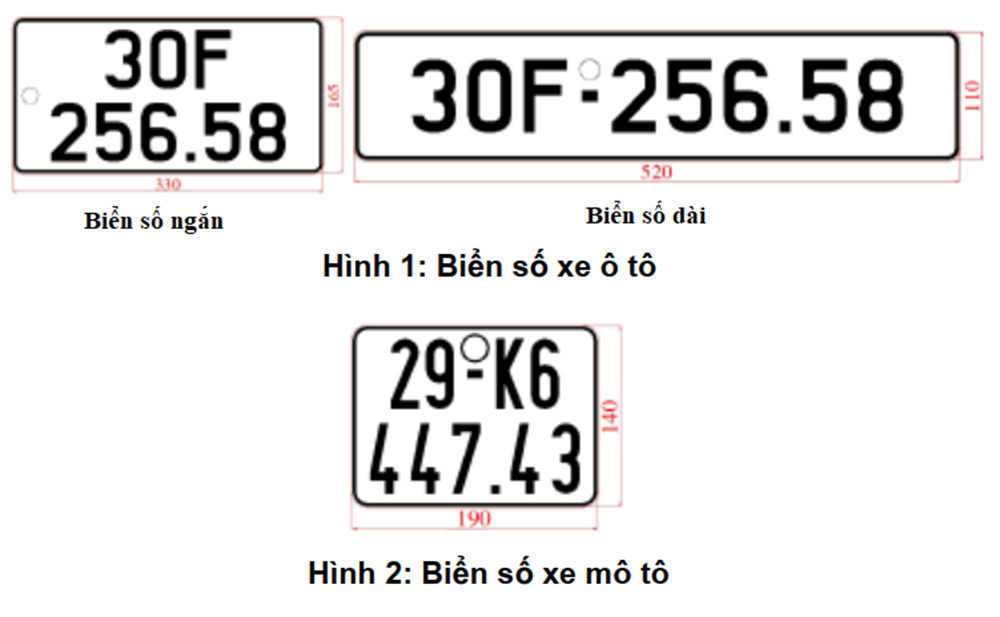 Nové standardy pro registrační značky automobilů a motocyklů - 1 Quy chuẩn mới về biển số ô tô, mô tô - 1