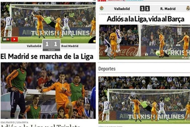 Báo giới Tây Ban Nha chỉ trích thậm tệ sự kém cỏi của Real Madrid