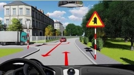 Xe nào phải nhường đường trong trường hợp này?