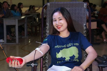 Sinh viên ĐH Hà Tĩnh hứng khởi trong “Ngày hội tình nguyện 2019”