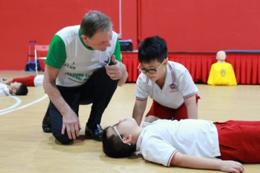 Học sinh trường Quốc tế Bắc Mỹ (SNA) được trang bị kỹ năng sơ cấp cứu