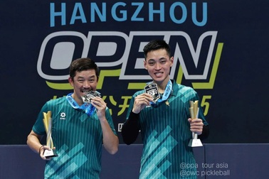 Vinh Hiển - Minh Quân làm nên lịch sử cho pickleball Việt Nam