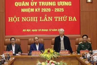 Tổng Bí thư Nguyễn Phú Trọng dự Hội nghị Quân ủy Trung ương