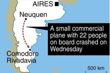 Argentina: Máy bay nổ tung, 22 người thiệt mạng