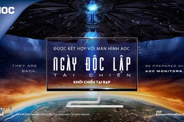 Hãng màn hình AOC đồng hành cùng Fox giới thiệu phim Independence Day: Resurgence