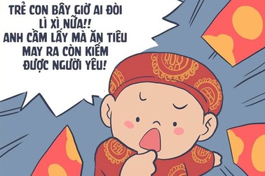 Bộ tranh hài hước kể ước mơ của thanh niên trong năm mới