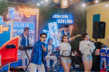 Khám phá hoạt động "Khai xuân bản lĩnh" của Tiger Beer tại hàng quán ở TPHCM