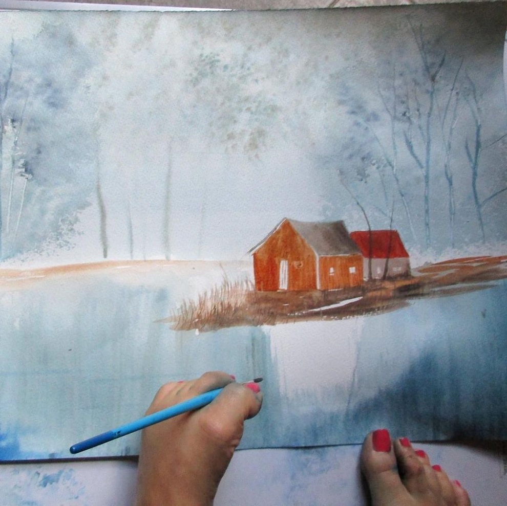 Ngưỡng mộ nghị lực sống của người phụ nữ không tay - 7 Ngưỡng mộ nghị lực sống của người phụ nữ không tay - 7