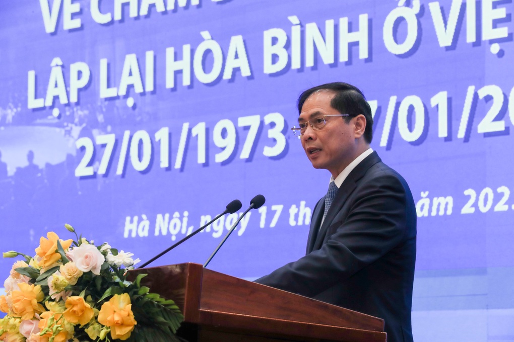 Bộ trưởng Bùi Thanh Sơn nêu 6 bài học quý báu từ Hiệp định Paris - 1 Bộ trưởng Bùi Thanh Sơn nêu 6 bài học quý báu từ Hiệp định Paris - 1