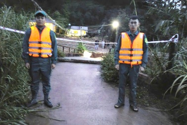 Cầu dân sinh sập do mưa lớn, 8 hộ dân ở Lâm Đồng bị cô lập