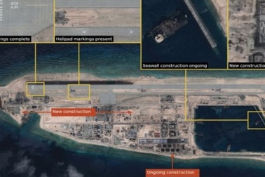 HIS Janes: Trung Quốc đã hoàn thành đường băng trên Đá Chữ Thập