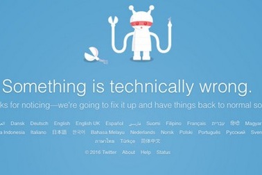 Mạng xã hội Twitter "sập" trên toàn cầu
