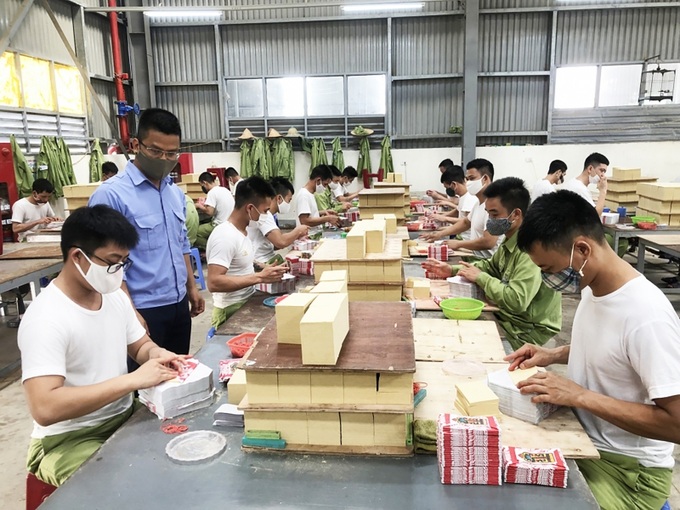 Học viên Cơ sở cai nghiện ma túy tỉnh Quảng Ninh trong giờ lao động trị liệu