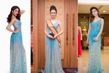 Bảo Vân quyến rũ trong bộ váy "đụng hàng" với Phạm Hương, Huyền My