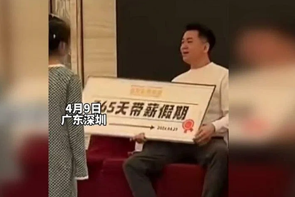 Nhân viên Trung Quốc trúng thưởng 365 ngày nghỉ phép có lương - 1 Nhân viên Trung Quốc trúng thưởng 365 ngày nghỉ phép có lương - 1