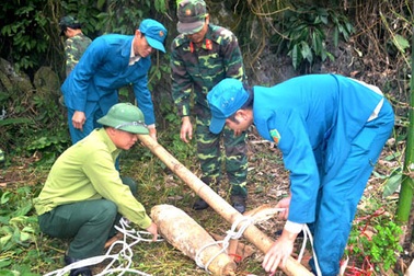 Phá hủy thành công quả bom đã được kích hoạt chế độ nổ