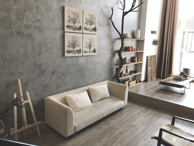 Căn hộ có gác lửng đẹp tinh tế không góc chết với những mảng màu mộc mạc, tự nhiên tự thiết kế ở TP. HCM - Ảnh 6. Căn hộ có gác lửng đẹp tinh tế không góc chết với những mảng màu mộc mạc, tự nhiên tự thiết kế ở TP. HCM - Ảnh 6.